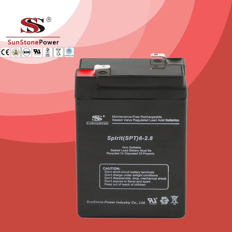  SPT Series 6V2.8AH Sealed Maintenance Free VRLA/SLA AGM Battery for UPS