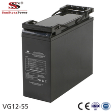 Sunstone Power 12V 55AH Lead acid battery Telecommunication battery 