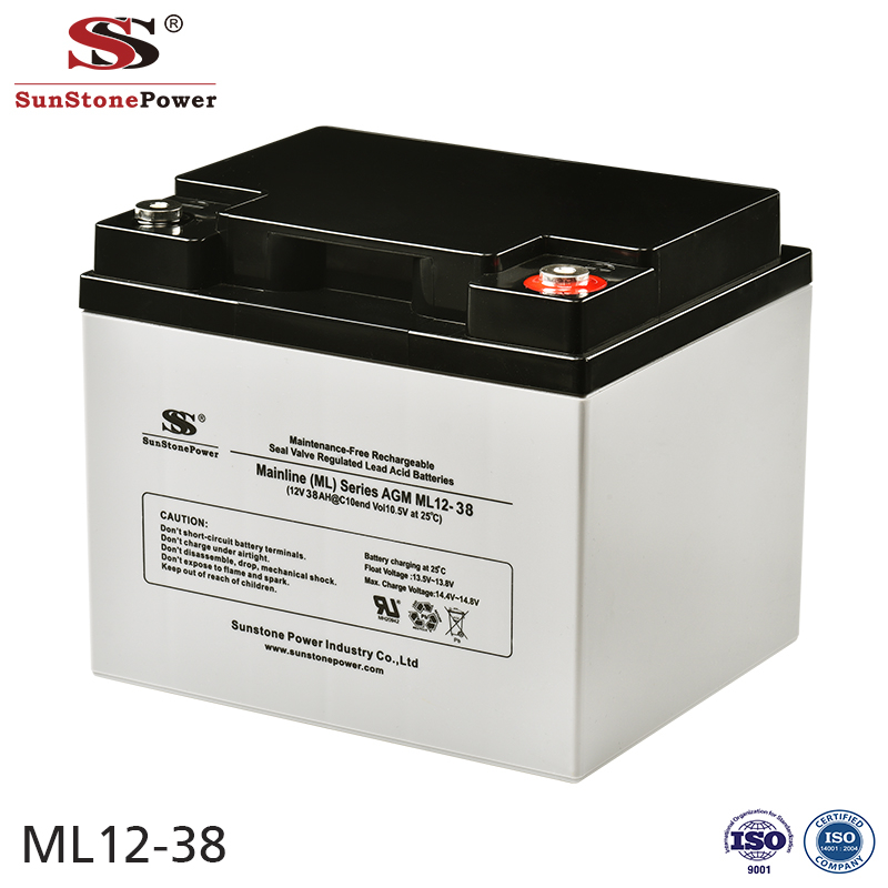 Sunstone Power 12V 38AH Wholesale Telecommunication AGM Battery